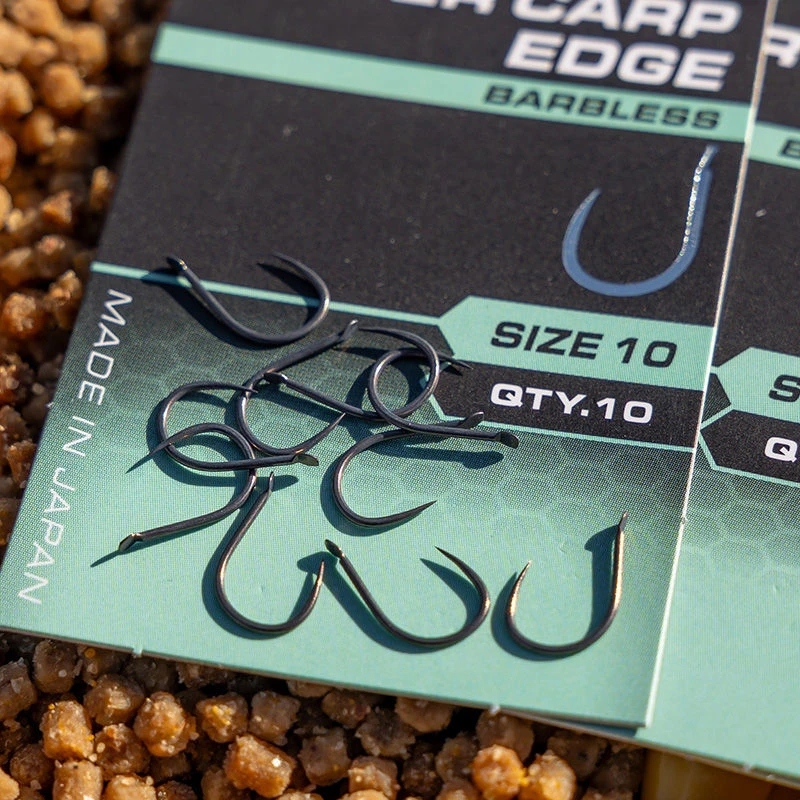 Matrix X3 Power Carp Edge Barbless Spade End Hooks